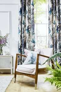 Gardinen nach Maß in Palmenoptik