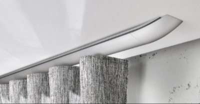 Decken-Schienensystem für Gardinen