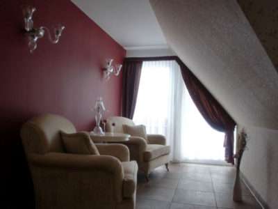 Gardinen für schräge Fenster